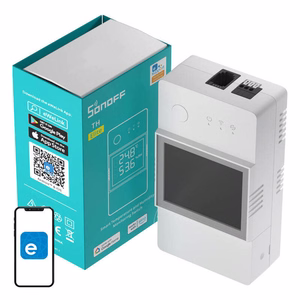 Умный выключатель WiFi с мониторингом температуры и влажности Sonoff THR316D TH Elite