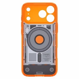 Spigen Ultra Hybrid MagSafe ümbris iPhone 18 Pro / 17 Pro jaoks, oranž