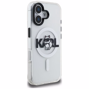 Karl Lagerfeld IML Choupette Sketch Logo MagSafe iPhone 17 Ümbris - Clear