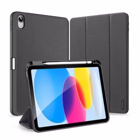 DUX DUCIS korpus DOMO kokkupandav koos pliiatsihoidjaga iPad 10 (2022) musta värvi