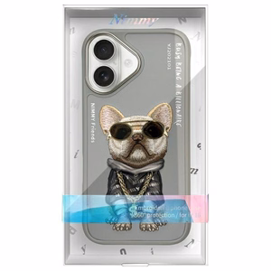 Nimmy Glasses Cool Dog iPhone 16 Ümbris - Hall