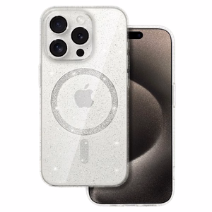 Glitter Magsafe Ümbris jaoks Iphone 16e läbipaistev