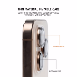 Tempered glass Tel Protect 3D Lens on camera jaoks Iphone 16/16 Plus must (lens 2 pieces)