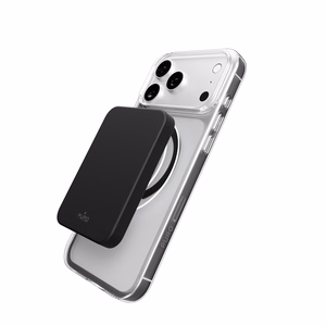 Puro Lite Mag TPU+PC Ümbris Compatible with MagSafe jaoks iPhone 17 Pro Max - Läbipaistev with Must Ring