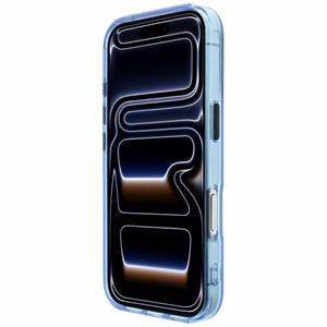 BMW M IML Frosted Metal Logo & Trims MagSafe ümbris mudelile iPhone 17 Pro Max / 18 Pro Max – sinine