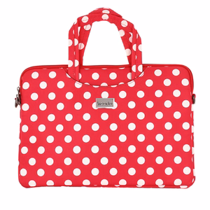 Wonder Briefcase Laptop 17 inches punane polka-dot