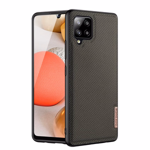 Dux Ducis Fino nailonist kattega ümbris Samsung Galaxy A42 5G roheline