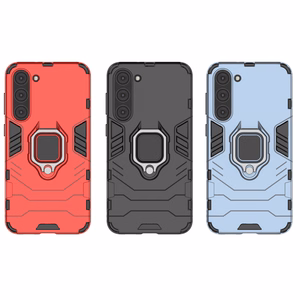 Ring Armor ümbris jaoks Samsung Galaxy S23+ armored cover magnetic holder ring must