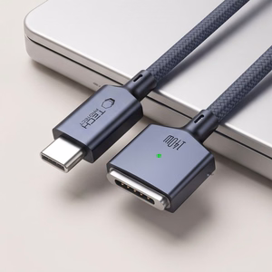 Tech-Protect MMC01 Ultraboost USB-C / MagSafe 3 140W 300cm kaabel mudelile MacBook, tumesinine