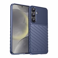 Thunder Ümbris jaoks Samsung Galaxy S25+ Silicone Armored Cover - sinine