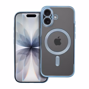 ELECTRO MAG COVER case compatible with MagSafe jaoks IPHONE 17 sinine