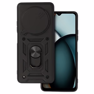 Slide Camera Armor Ümbris jaoks Xiaomi Redmi A3 Pro Must