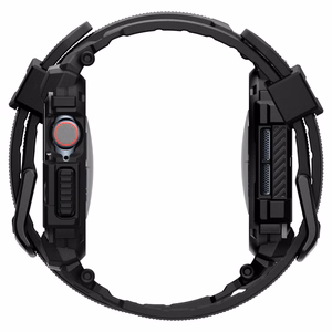Spigen Rugged Armor Pro Apple Watch 10 (42mm) Strap Case - Black