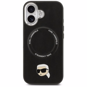 KARL LAGERFELD ümbris jaoks IPHONE 17 compatible with MagSafe KLHMP17SPSMLRKLK (PU Karl Pin) must