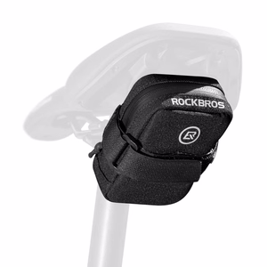 Rockbros mini sadulakott CO2 ballooni hoidjaga - must/roheline
