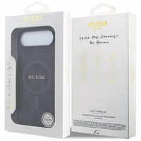 GUESS ümbris jaoks IPHONE 17 Air compatible with MagSafe GUHMP17MG4GFRK (PU 4G Ring Classic Logo) must