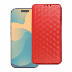 Чехол-книжка Xiaomi 17 ULTRA Cubic Book, красный