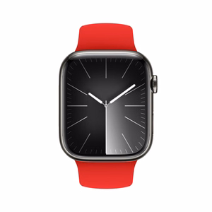 Crong Liquid rihm Apple Watch 44 / 45 / 46 / 49 mm kellale, punane