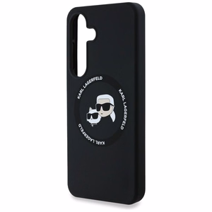 KARL LAGERFELD ümbris jaoks SAMSUNG S25 KLHMS25SSKCHTCK (Magnetic Silicone Double Heads) must