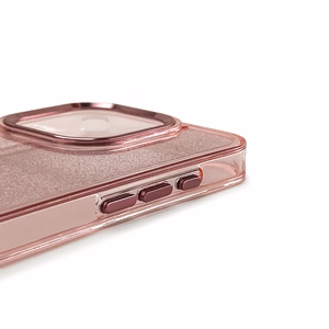 Glitter Ümbris jaoks iPhone 16e - roosa