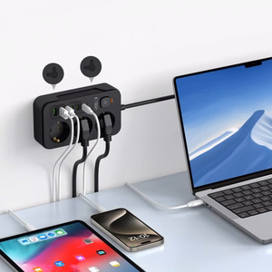 TECH-PROTECT PC3X6 PIKENDUSJUHE 3 USB & 3 TYPE-C & 3 PESA 200CM MUST