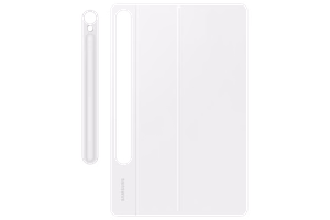 DX725UW Book Cover Keyboard Samsung Galaxy Tab S9/S9 FE/S10 FE/S10 Lite, valge