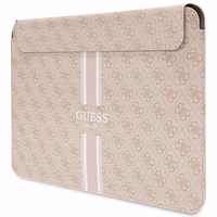 Guess 4G Printed Stripes cover jaoks a 16" laptop - roosa