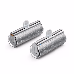 Powerbank Veger PlugOn (W0573P) PD QC3.0 2,4A 12W 5000 mAh with a built-in connector Lightning hõbedane
