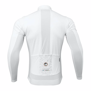 Rockbros TLWT001 ROAD TO SKY Windproof Insulated Cycling Jersey L - White