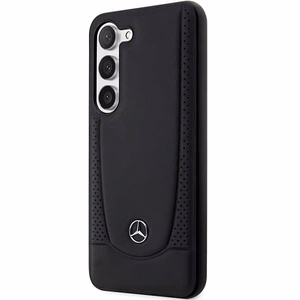 Mercedes Leather Urban ümbris jaoks Samsung Galaxy S23 - must