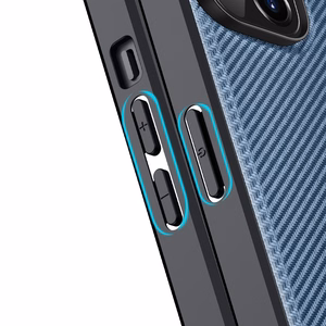 Dux Ducis Fino ümbris iPhone 14 Plus sinisest nailonist