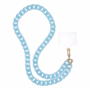 PANAMA LONG Phone lanyard, Phone pendant / cord length 80cm (40cm in the loop) / on neck - sinine