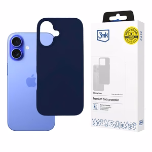 3mk Silicone чехол iPhone 16 Plus - темно-синий