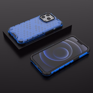 Honeycomb Case soomuskaitse TPU kaitsekattega iPhone 13 Pro sinine