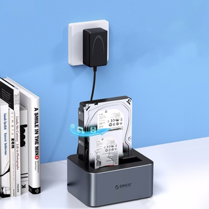 Orico 6626C3-C-V1 kahe ketta dokk kloonimisfunktsiooniga 2.5"/3.5" SATA HDD/SSD hall