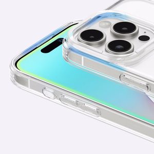 AmazingThing Minimal Ümbris jaoks iPhone 16 Pro Max Silicone Ümbris - Läbipaistev