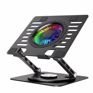 Wozinsky WDCX-X16-AS CoolBase RGB 360° Jahutusalus Sülearvutile ja Tahvelarvutile - Must