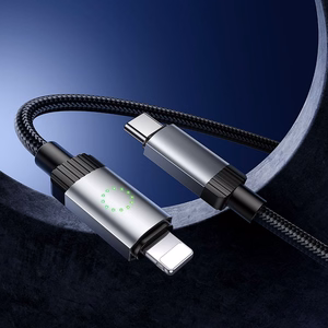 Кабель USB C – Lightning Hoco PD 27W 1 m X117 черный