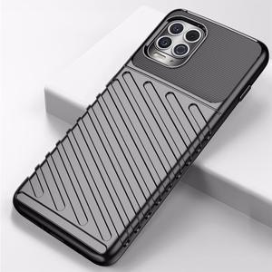 Thunder Case Paindlik ja vastupidav TPU ümbris Motorola Moto G100 / Edge S mustale mudelile