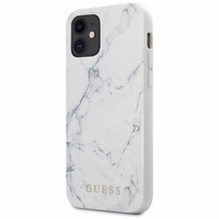Guess Marble Ümbris jaoks iPhone 12 mini 5.4" - valge