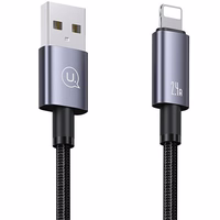 USAMS Kaabel USB na Lightning 2,4A 1,2m Fast Charging terasest SJ667USB01 (US-SJ667)