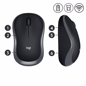 Logitech M185 hiir RF juhtmevaba optiline.