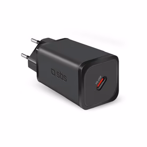SBS TETRGAN1C65W 65W GaN Power Delivery Laadija - must
