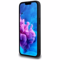 Guess PU Grained 4G Metal Logo ümbris jaoks iPhone 16e - must