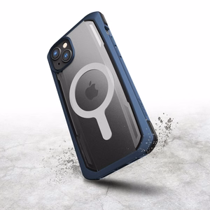 Raptic X-Doria turvaline ümbris iPhone 14 koos MagSafe soomustatud sinise kattega