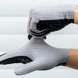 Rockbros Breathable Full Finger Cycling Gloves, Size: XXL - Green