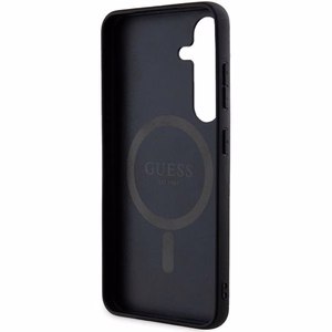 GUESS ümbris jaoks SAMSUNG S24 compatible with MagSafe GUHCS24SGF4GGR (4G Ring classic logo) must