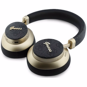Juhtmevabad kõrvaklapid Guess ENC 4G Gold Script Metal, mustad