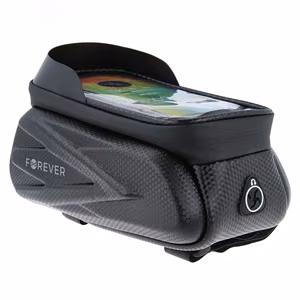 Waterproof bike raamiga bag with shell sides and phone holder Forever Outdoor must