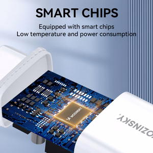 Wozinsky CWCUCW 30W USB-C / 2 x USB-A Wall Laadija - valge